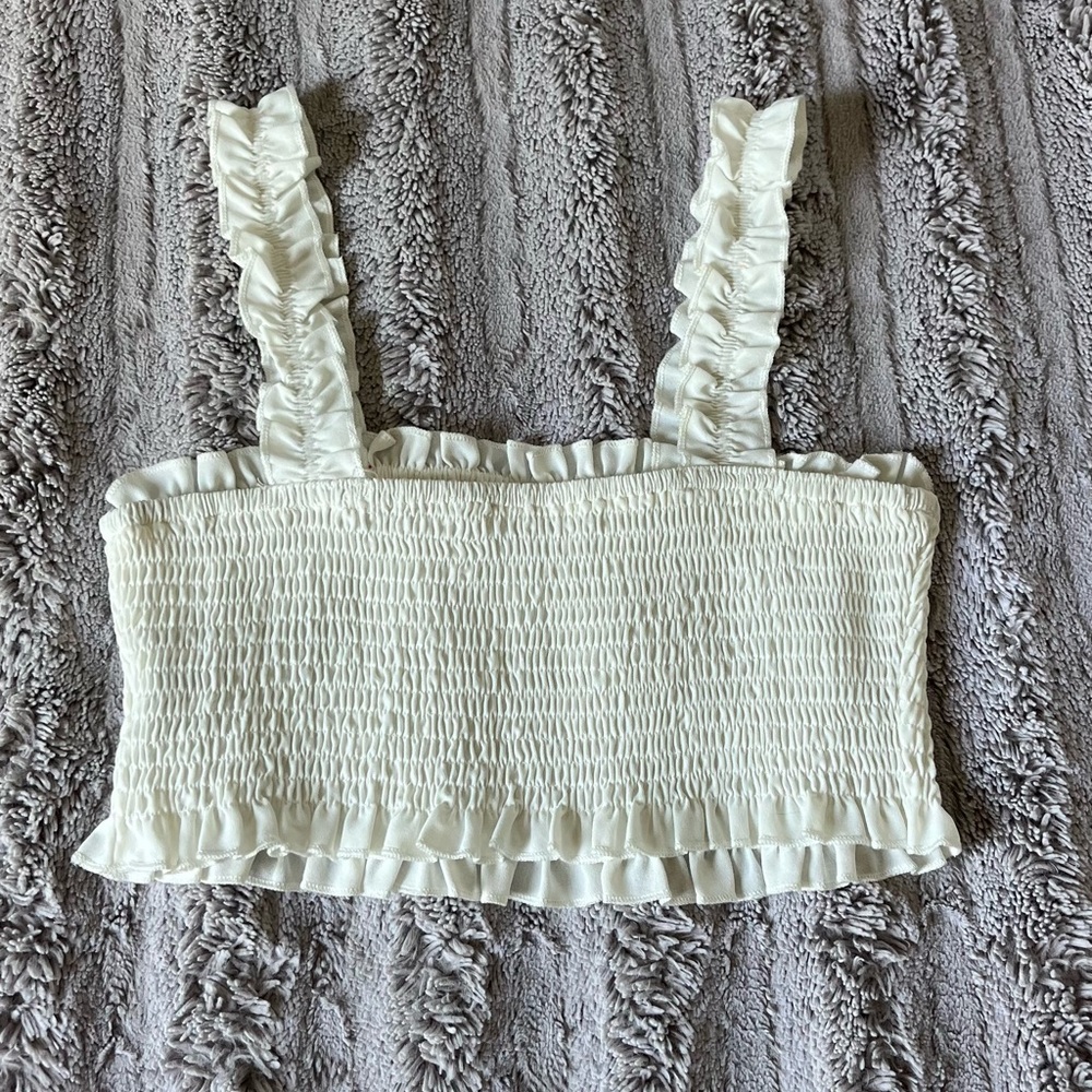 Small white tank top